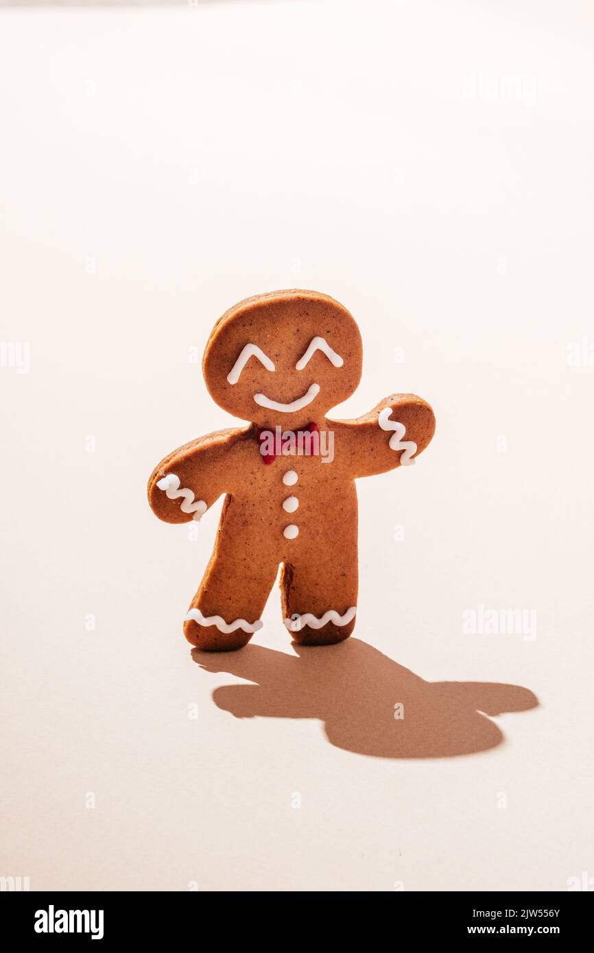 Cute Gingerbread man Stock Photo