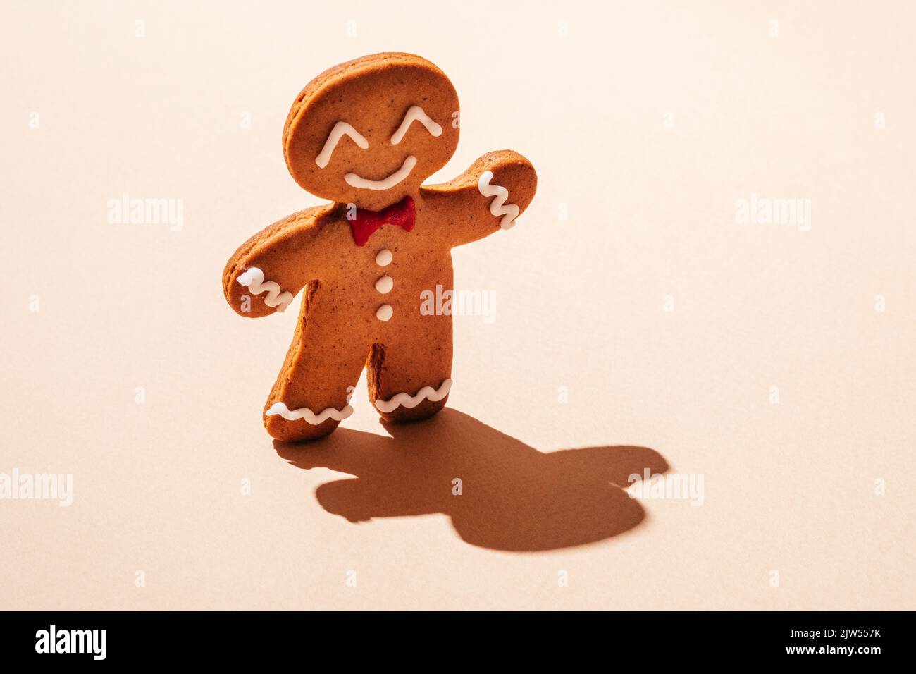 Cute Gingerbread man Stock Photo