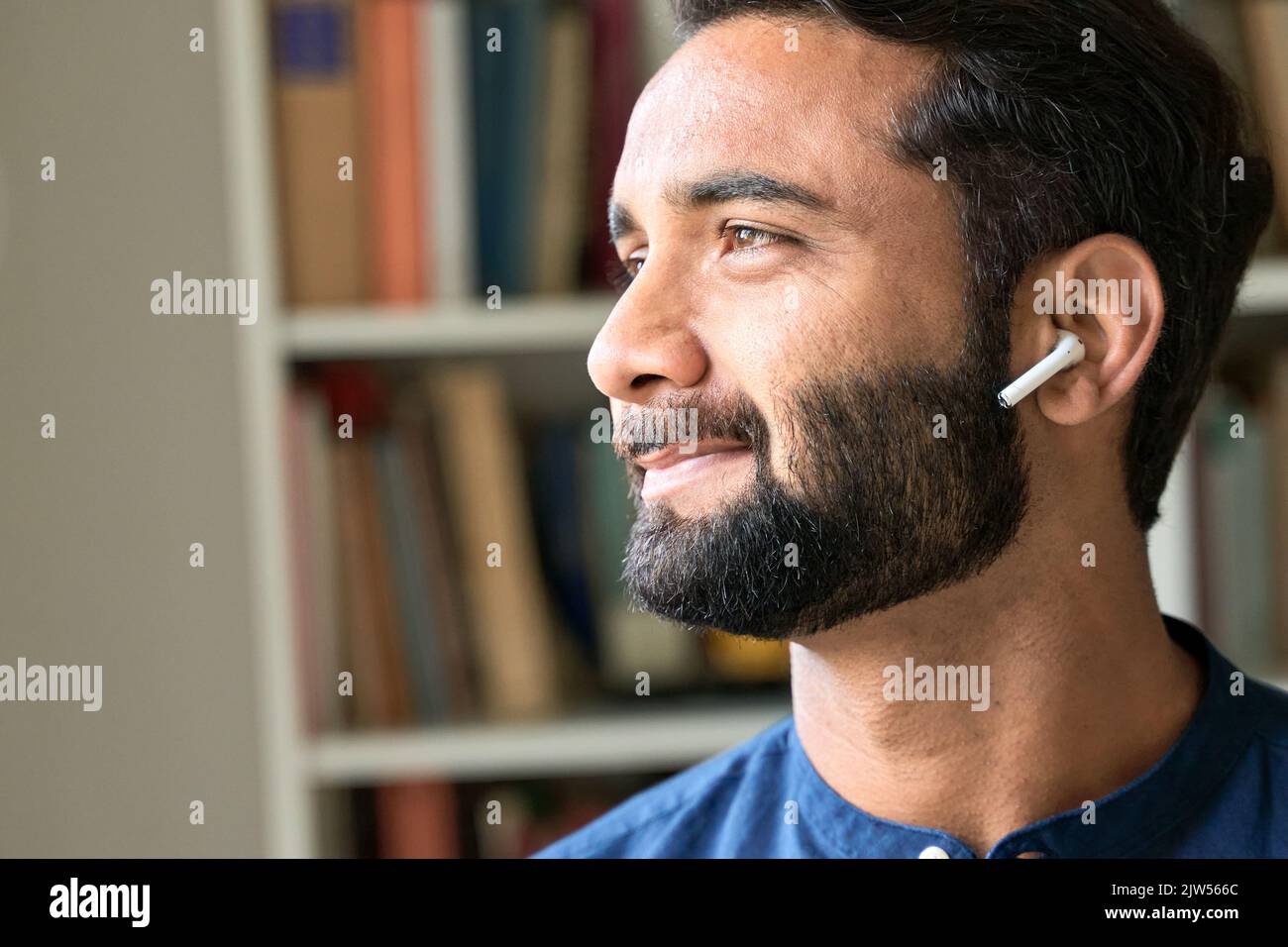 Smiling bearded indian businessman hi-res stock photography and images ...