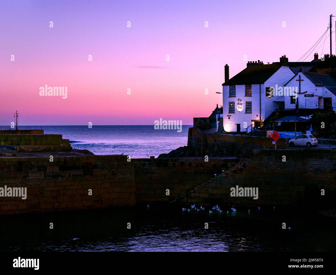 The craziest and beautiful colour sunset I have ever seen in Cornwall