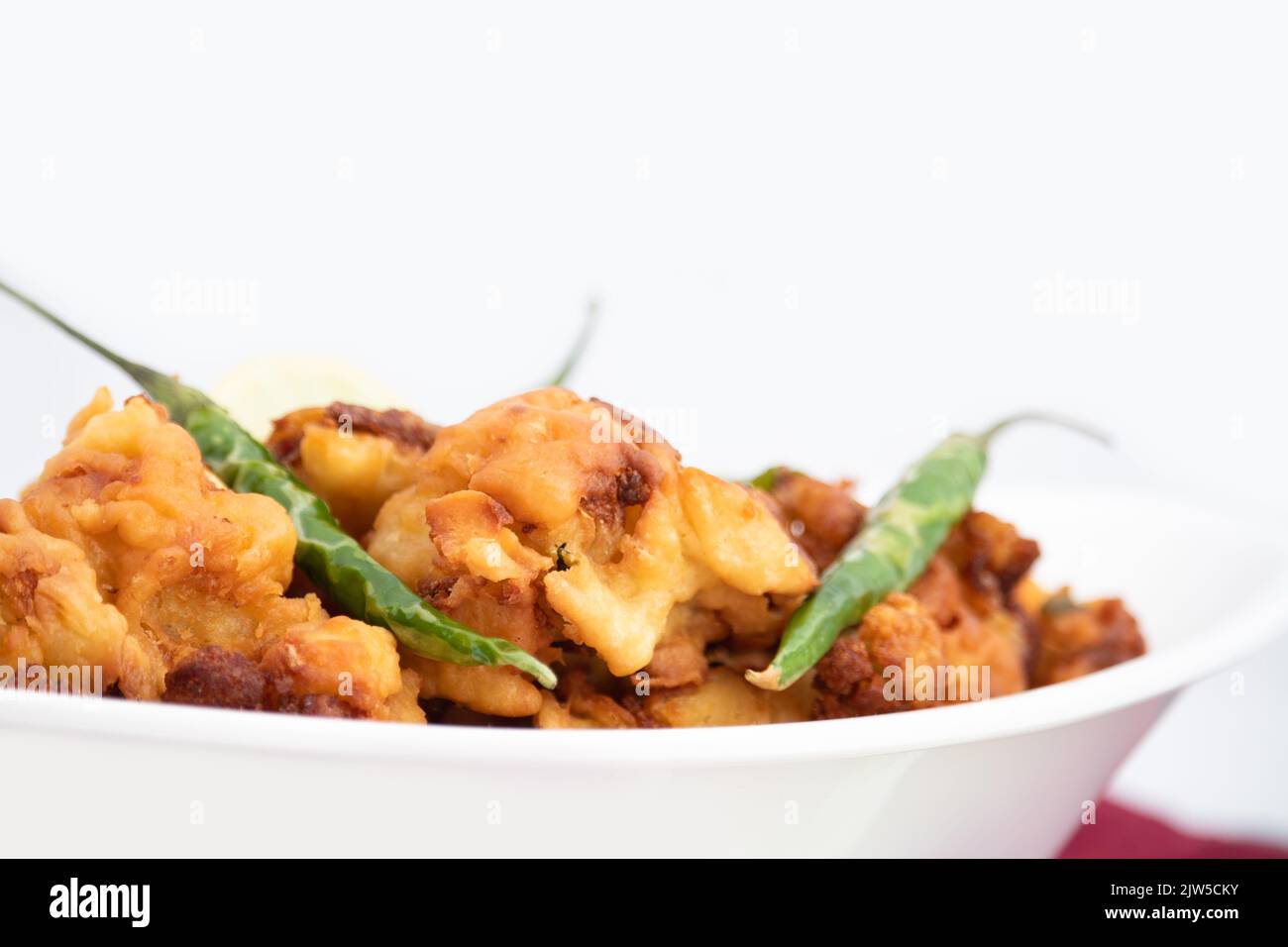 Favourite Indian Tea Time Fritters Cauliflower Pakoda Also Called Gobi