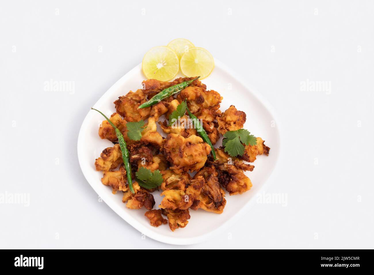 Favourite Indian Tea Time Fritters Cauliflower Pakoda Also Called Gobi