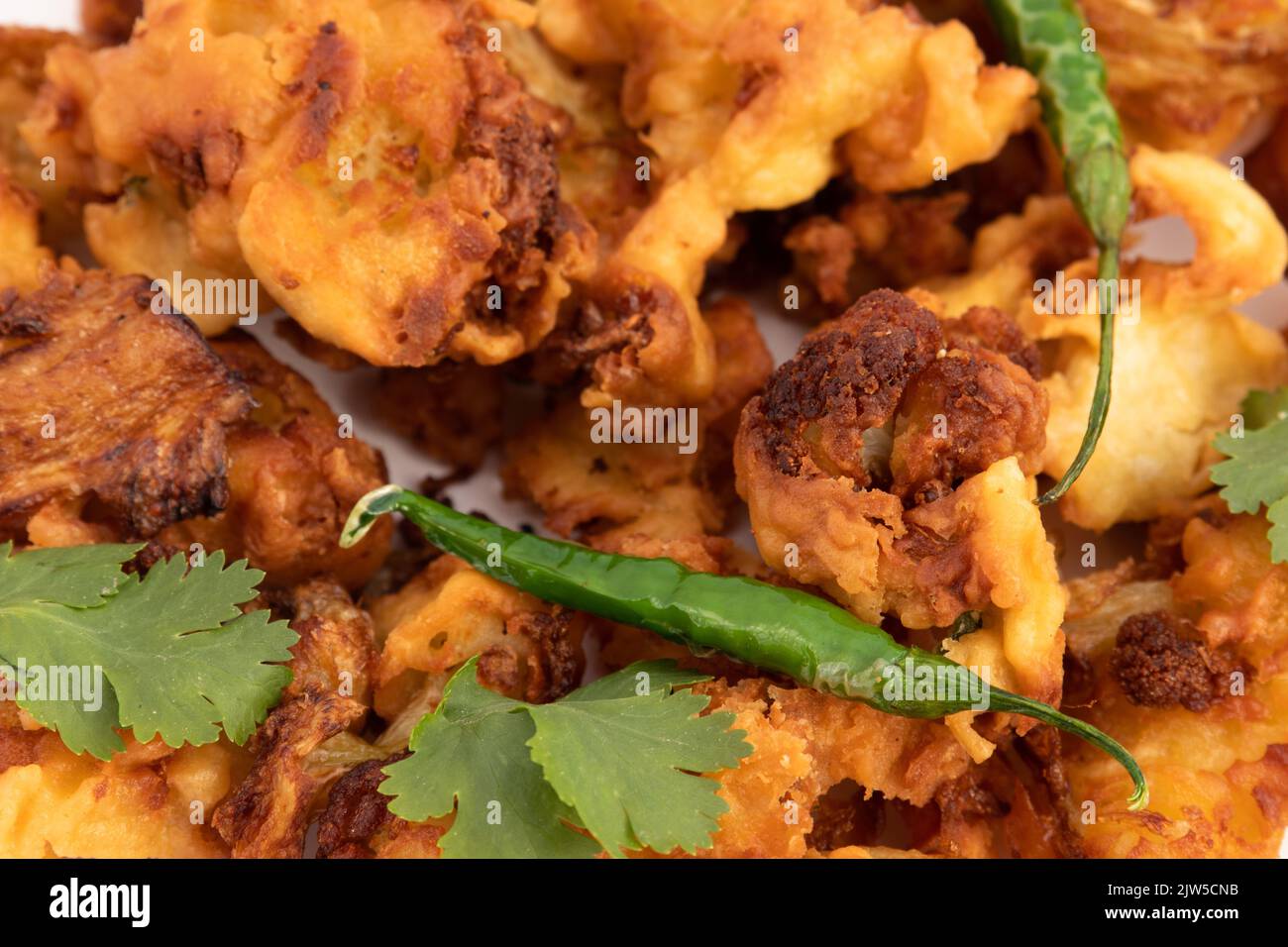 Favourite Indian Tea Time Fritters Cauliflower Pakoda Also Called Gobi