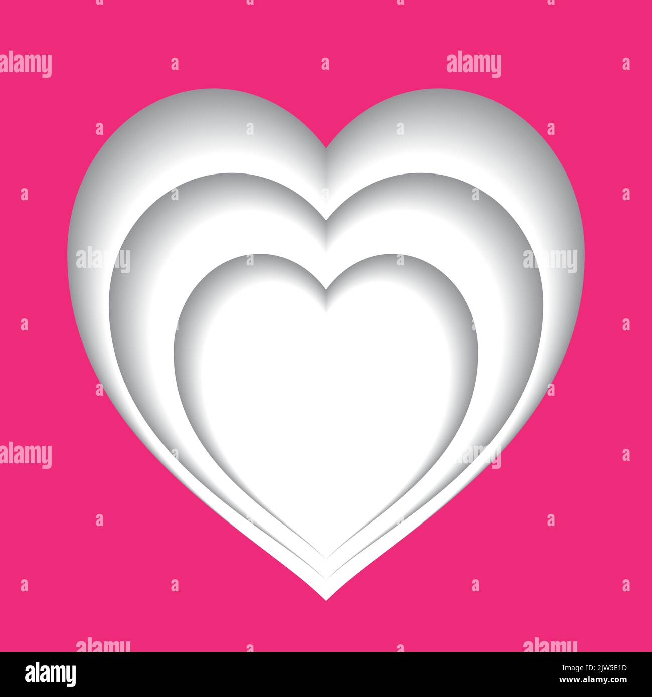 Hearts vector background. Valentine's day romance symbols Stock Vector ...