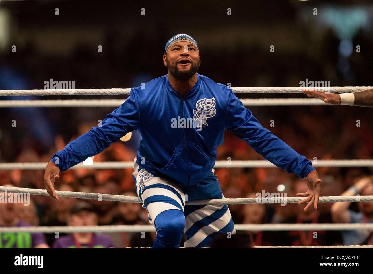Cardiff, Wales, UK. 3rd Sep, 2022. the WWE ‘Clash At The Castle' wrestling event at the Principality Stadium in Cardiff. Credit: Mark Hawkins/Alamy Live News Stock Photo