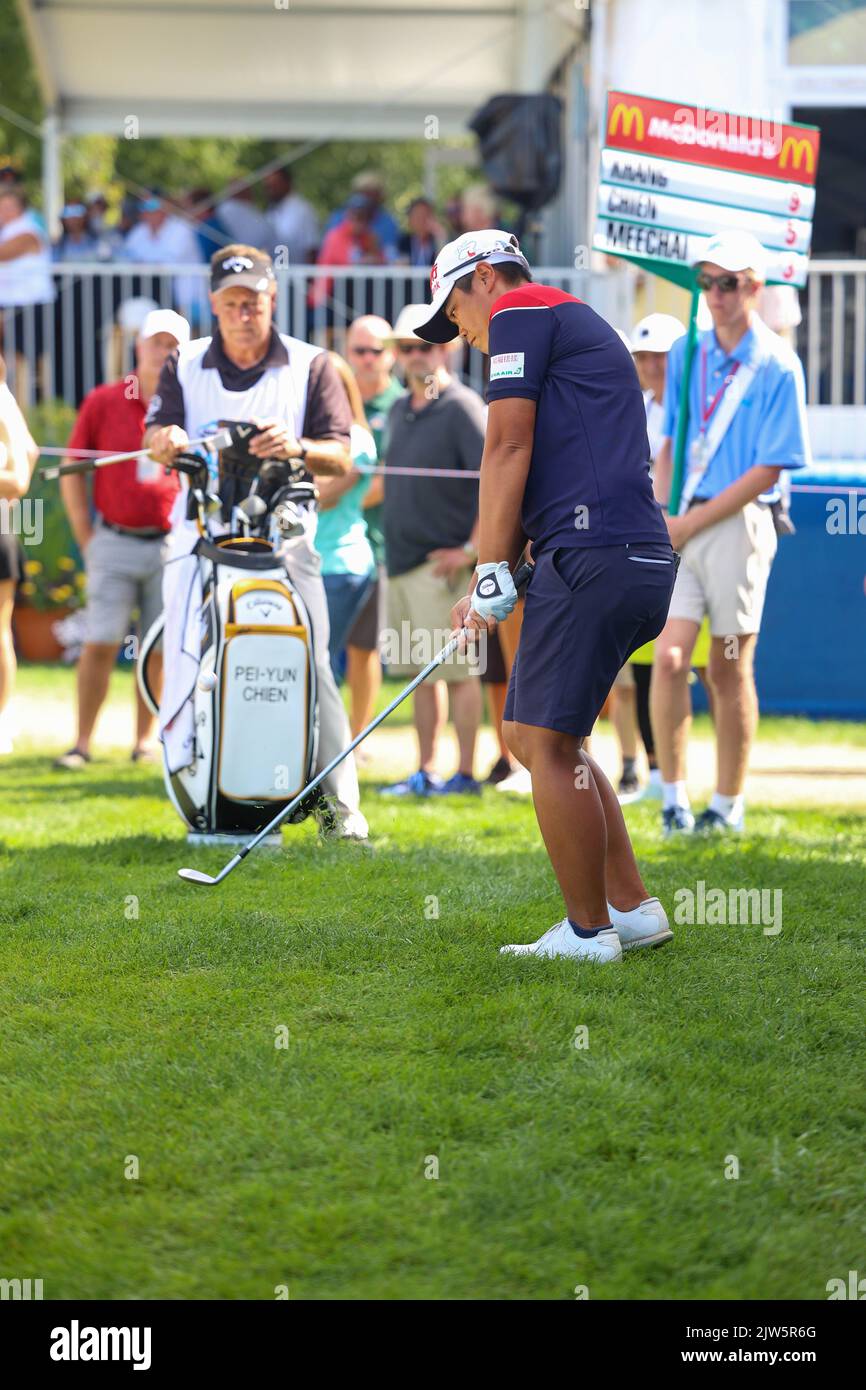 September 3, 2022, Sylvania, Ohio, USA PEIYUN CHIEN, of Chinese Taipei