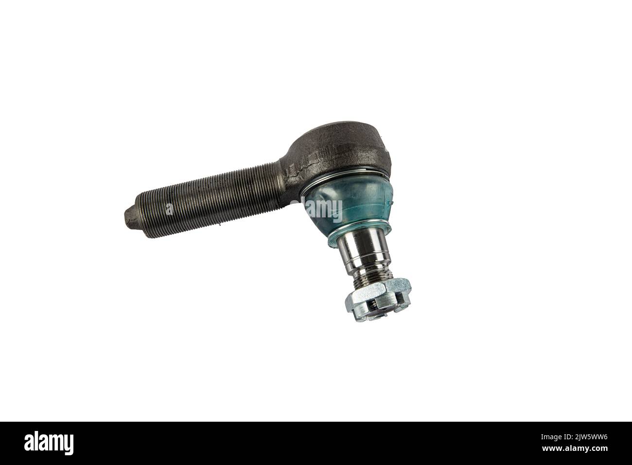 Tie rod end, steering tie rod end, car spare parts, isolated on white