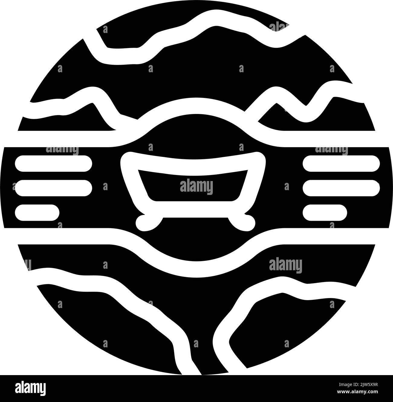 bath bomb glyph icon vector illustration Stock Vector Image & Art - Alamy