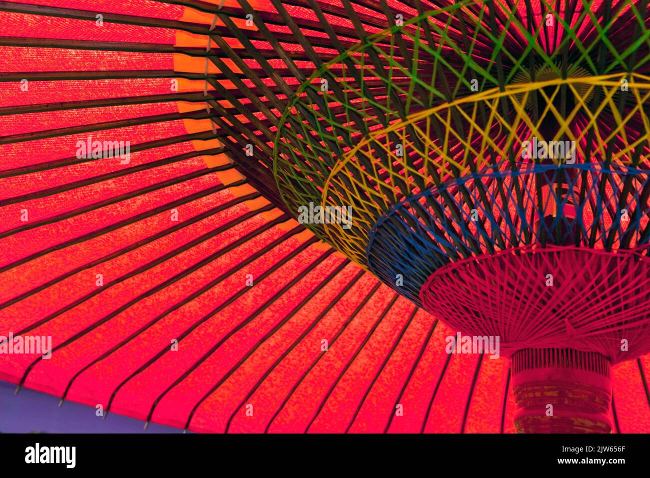 Paper umbrella Tokyo Japan Stock Photo Alamy