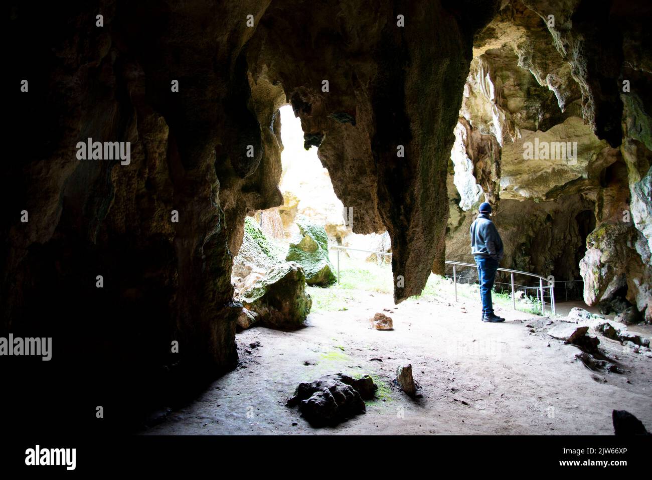 Stick Tomato Cave in Naracoorte - Australia Stock Photo - Alamy