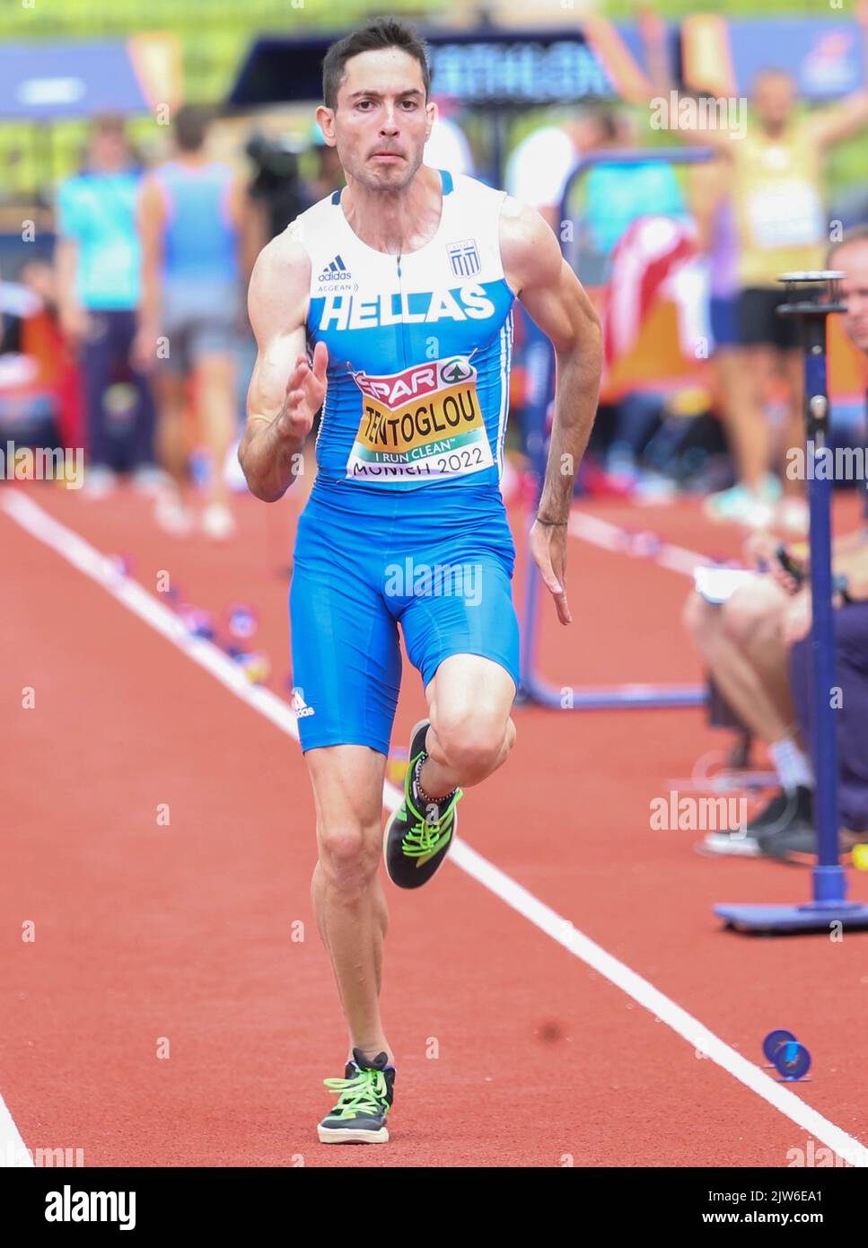 Miltiadis Tentoglou of Grece Men's Long Jump during the European