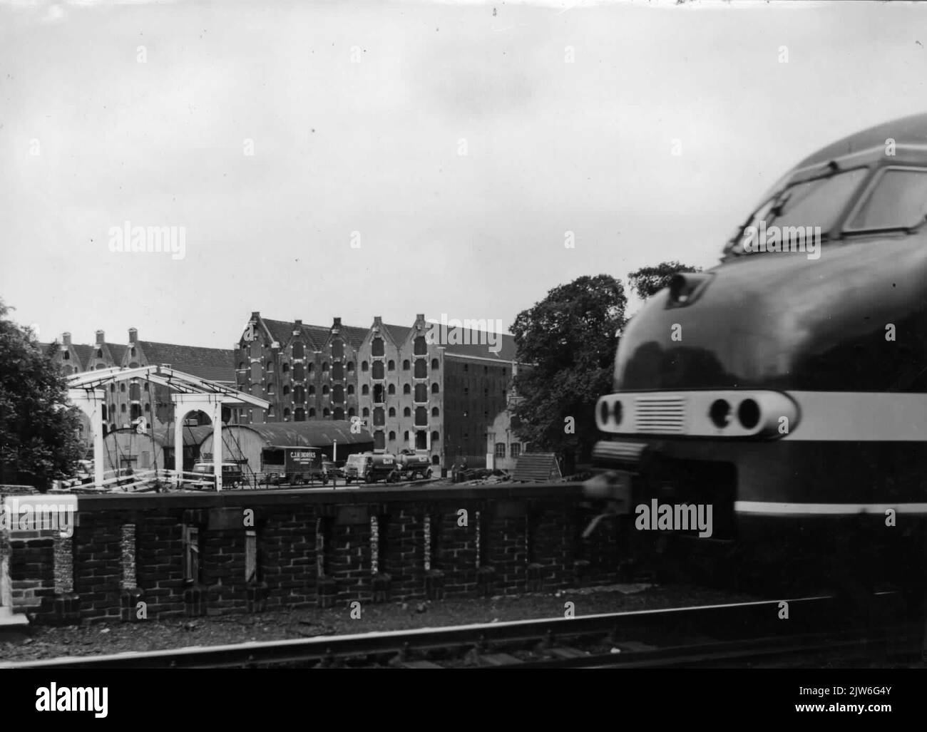 Image of an electric train set matt. 1964 (Plan t) of the N.S. in