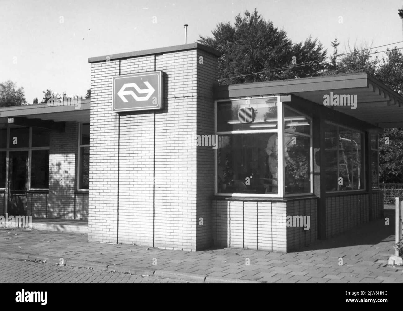 View on a part of the N.S. station Wezep in Wezep Stock Photo Alamy