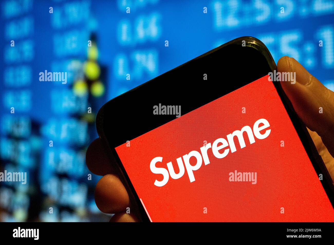 Streetwear brand supreme new york hi-res stock photography and images -  Alamy