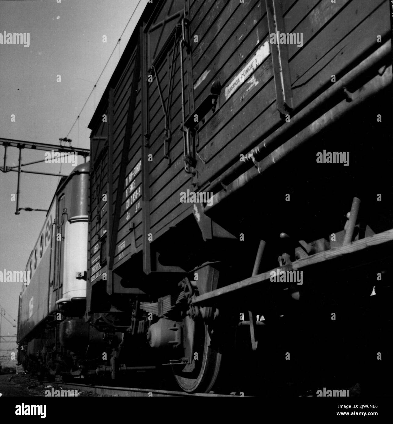 Image of the electric locomotive No. 1159 (series 1100) of the N.S ...