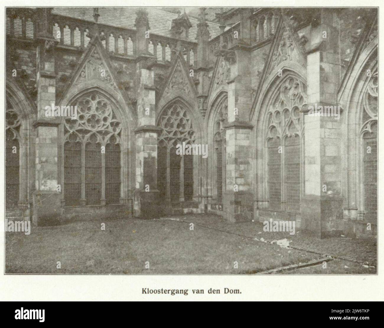 View of the southwest corner of the Cross of the Domkerk (Domplein) in ...