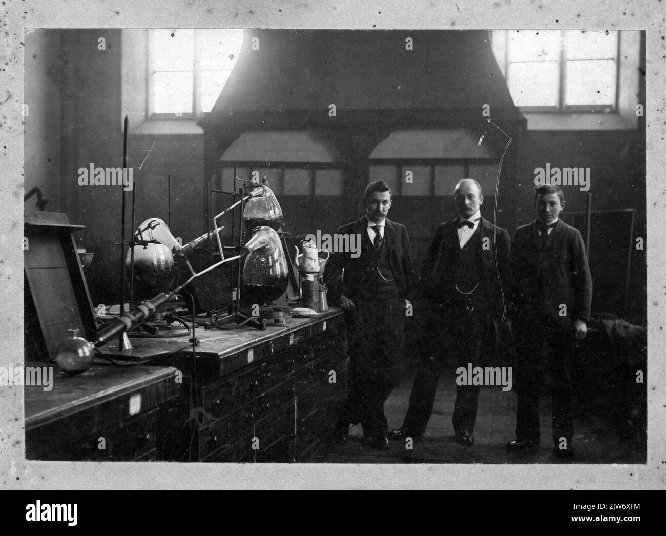 Interior of the chemical laboratory of the University of Utrecht