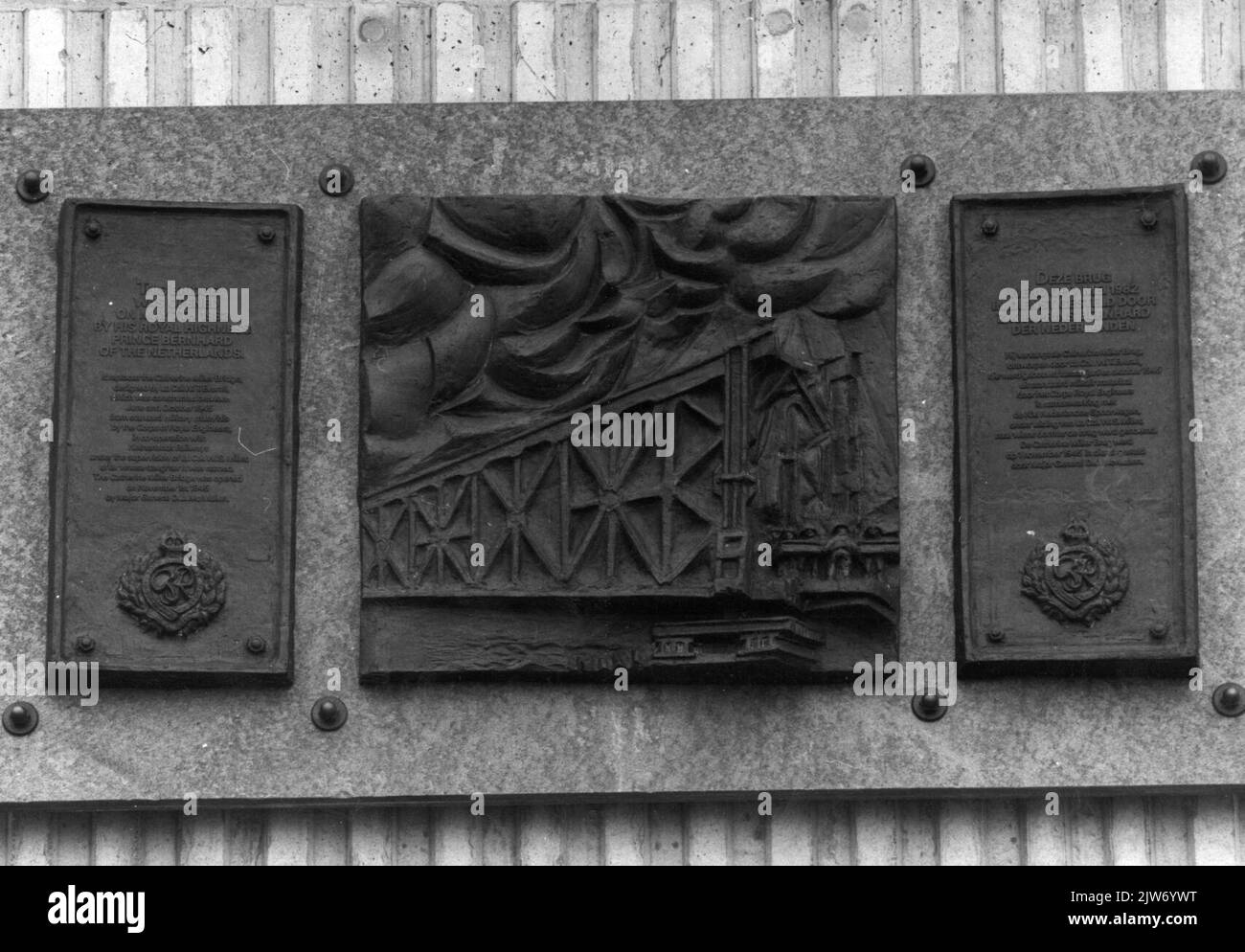 Image of the bronze plaquette on the occasion of the opening of the ...