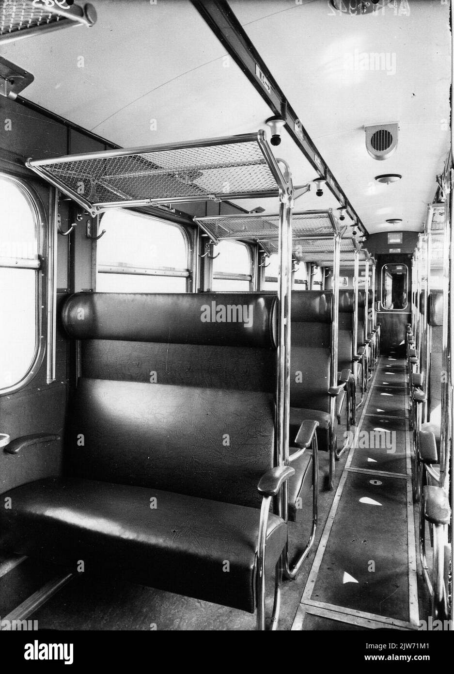 Interior of an electric train set matt. 1940 of the N.S. (Nos. 801825