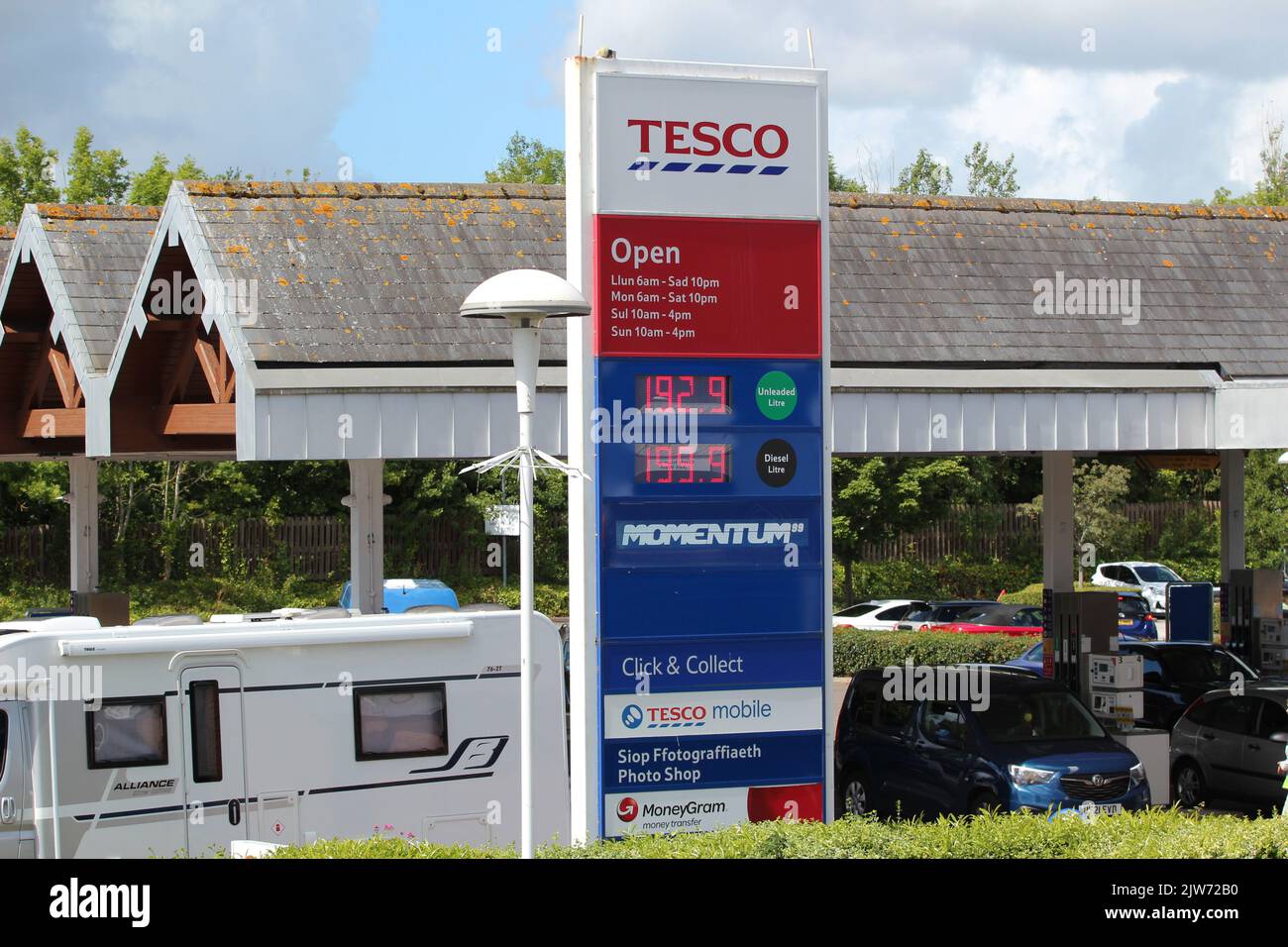 Cost of living fuel prices Stock Photo Alamy