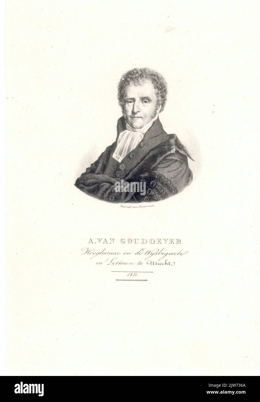 A. van Goudoever / professor in the Wysbeegte / EN Letteren in Utrecht