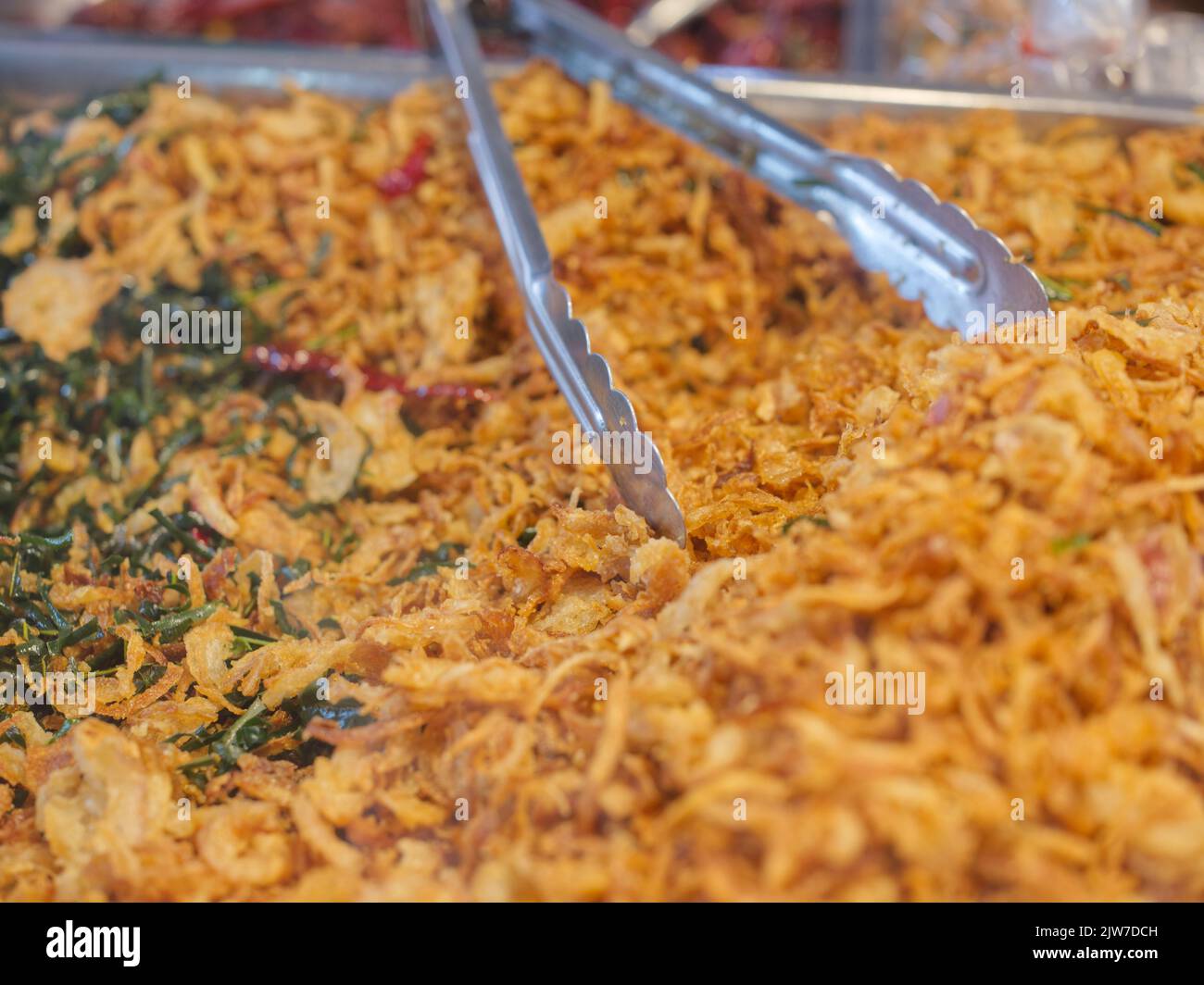 Deep fried pickled fish (Sour crispy fish) . Famous appetizer menu in