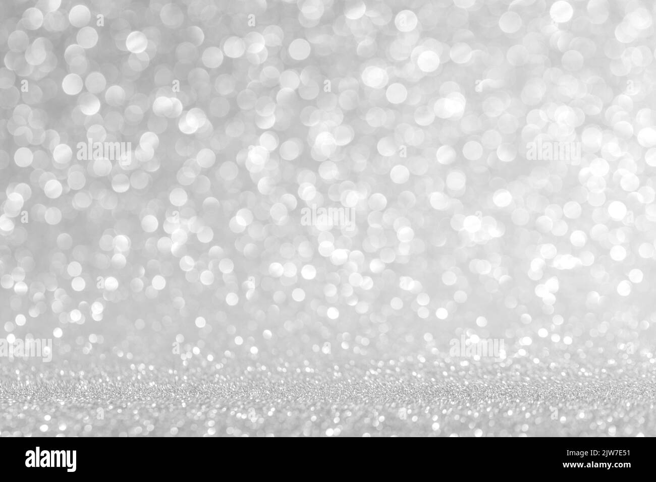 Glitter light blurred bokeh background, party holiday Christmas New Year luxury design, copy space for text content Stock Photo