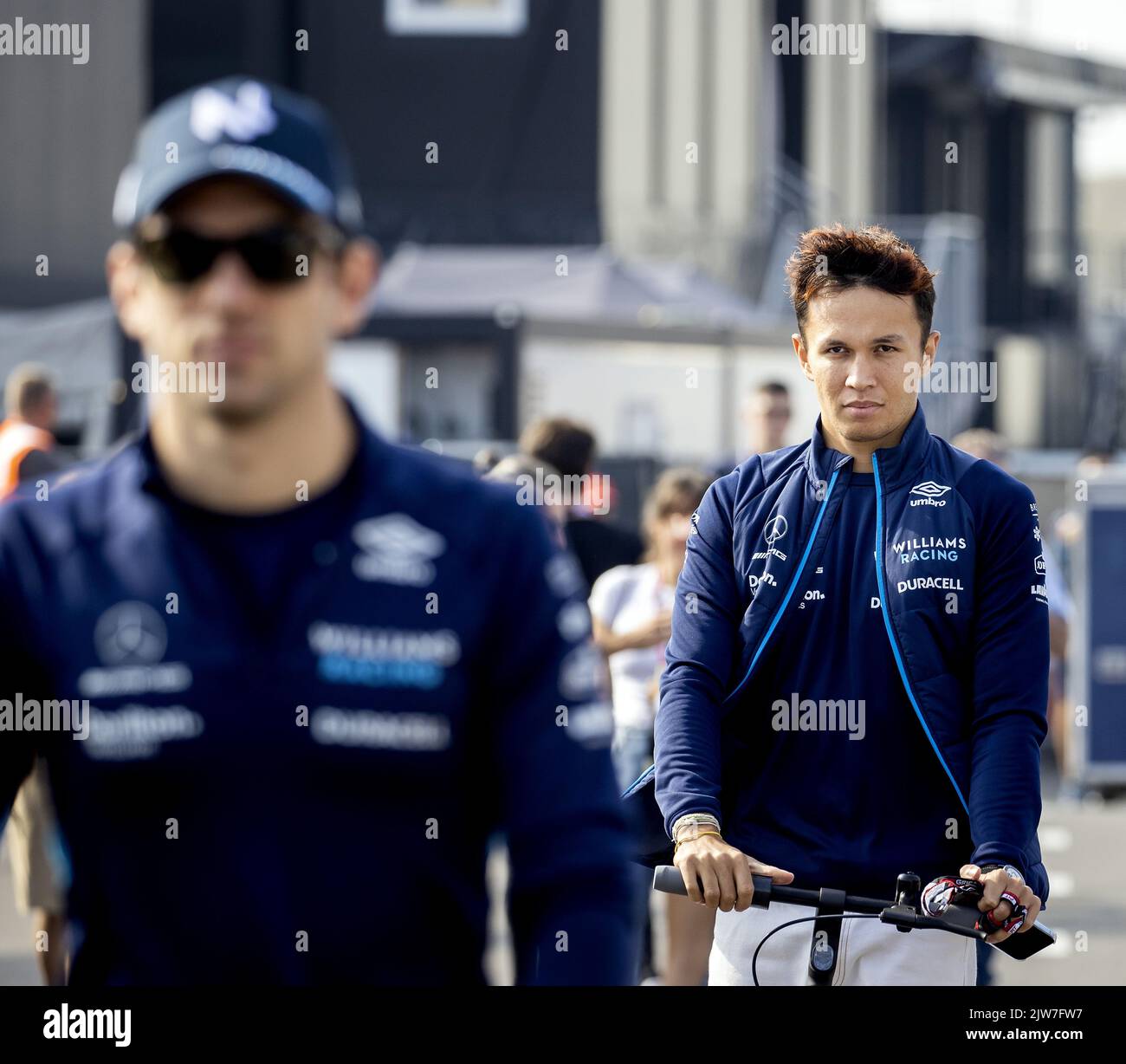 Nicholas Koen ZANDVOORT - Nicholas Latifi (Williams) and Alexander Albon (Williams ...