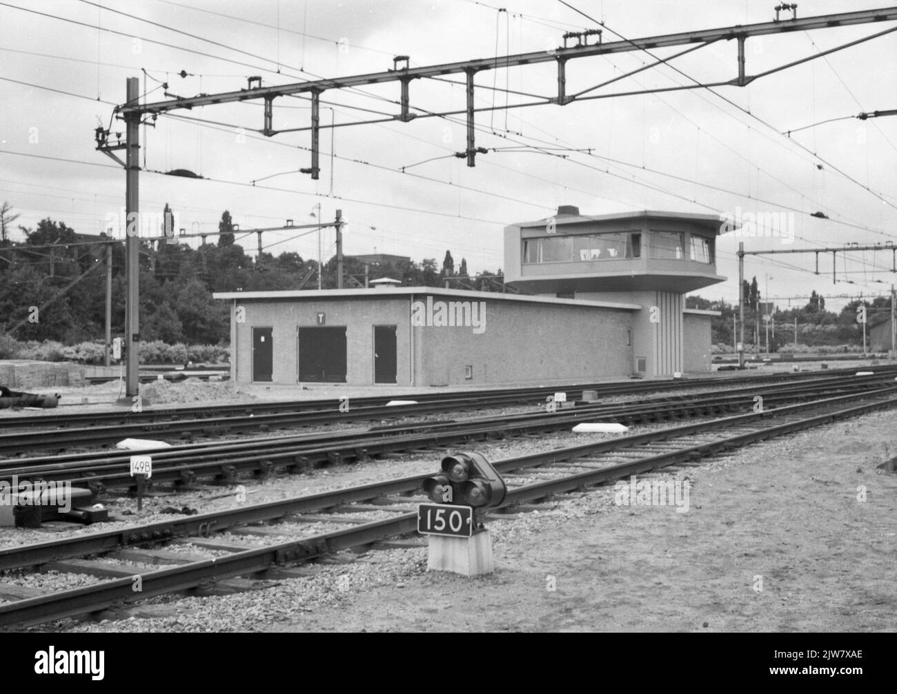 Image of the Seinhuis at the N.S. station Amersfoort in Amersfoort. Stock Photo