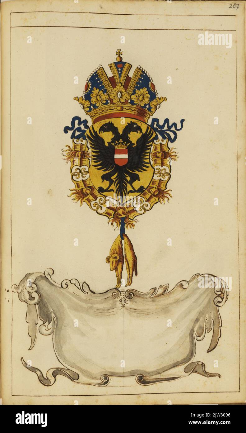 Image of the crowned weapon of the (Habsburg or Austrian) emperor of