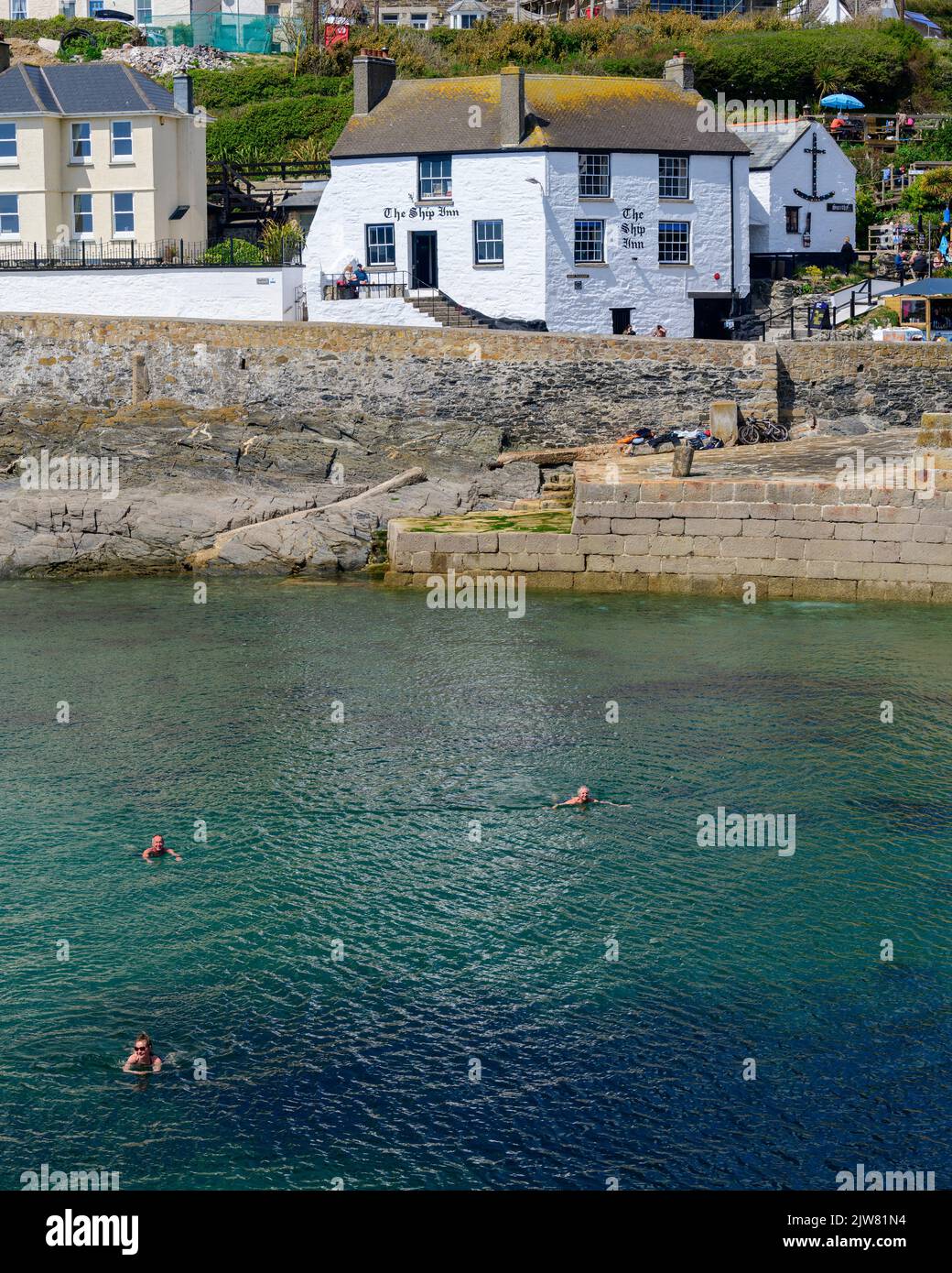 Probably the best pub in the world. The Ship inn Porthleven, one of the