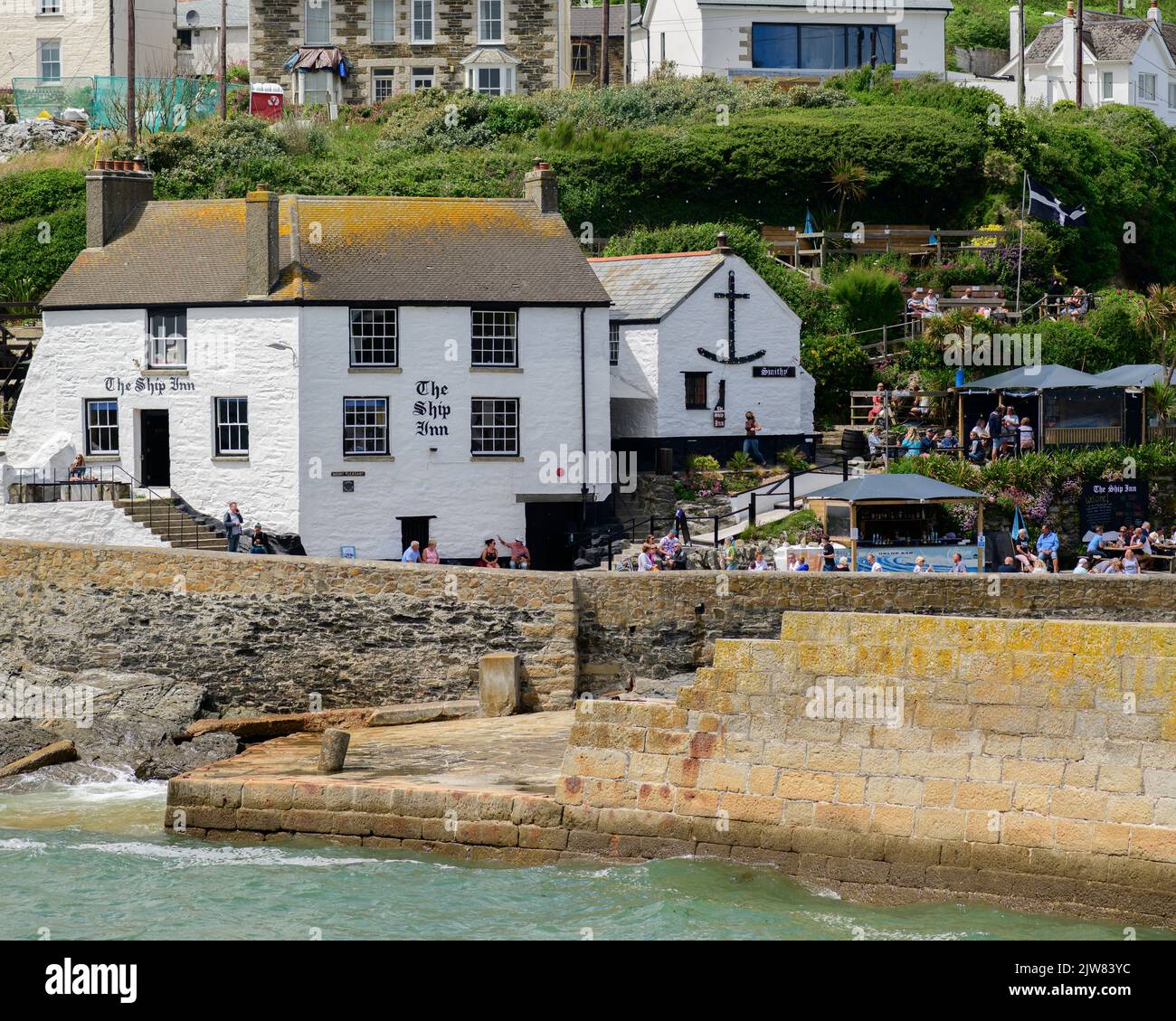 Probably the best pub in the world. The Ship inn Porthleven, one of the