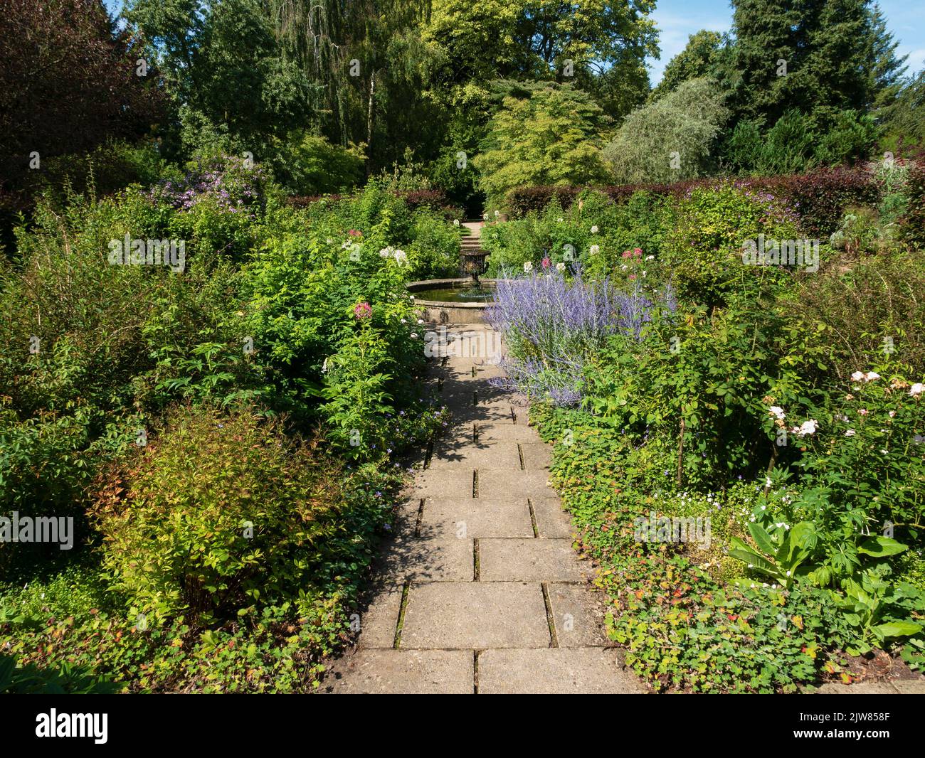 The gardens, Newby Hall & Gardens, Ripon, North Yorkshire, England, UK. Stock Photo