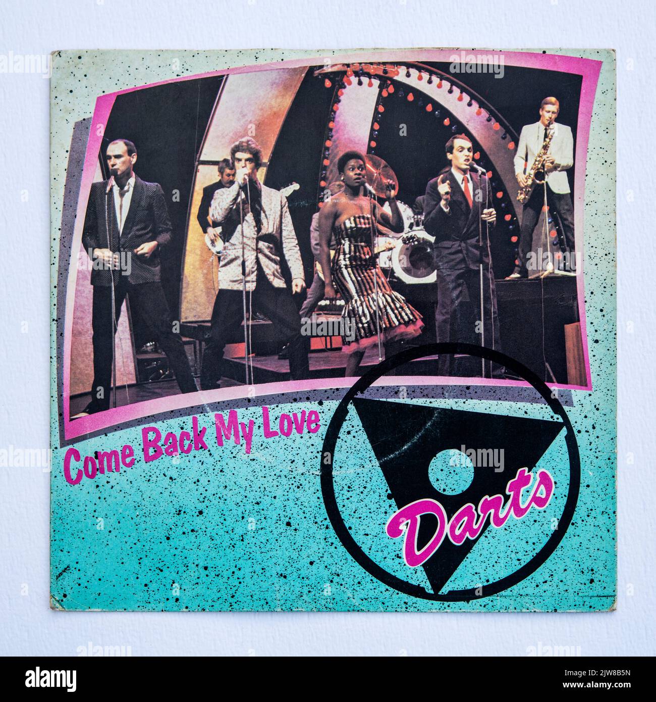 Picture cover of the seven inch single version of Come Back My Love by Darts, which was released in 1978. Stock Photo