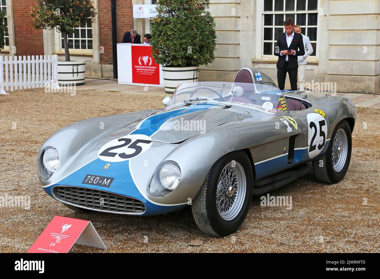 Ferrari 750 Monza (1955). Concours of Elegance 2022, Hampton Court ...