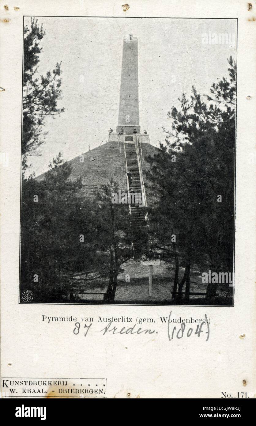Pyramid of Austerlitz (Gem. Woudenberg) Recto Stock Photo Alamy