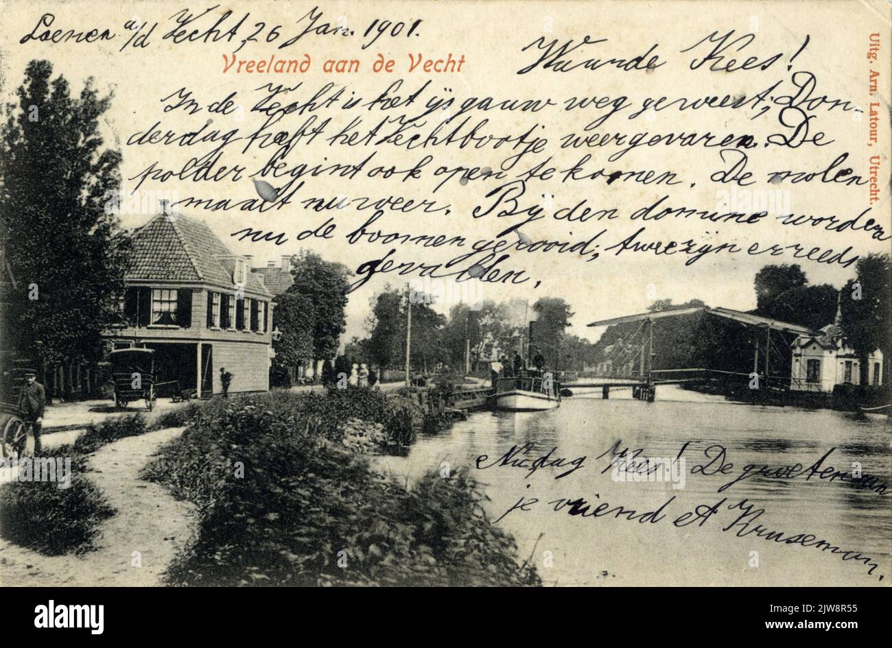 Vreeland on the Vecht Recto Stock Photo - Alamy