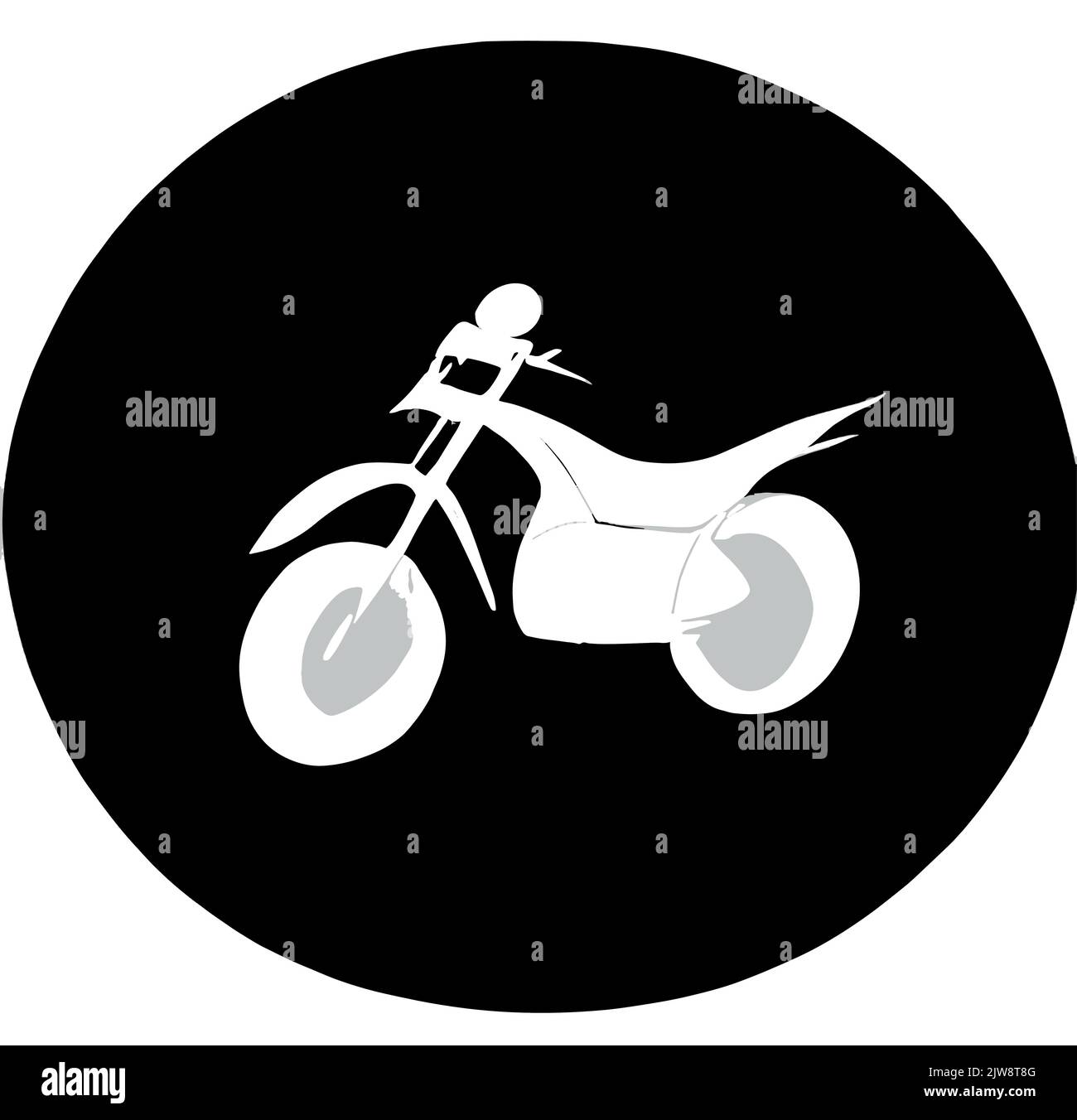 Close up motorcycle icon illustration Stock Vector Image & Art Alamy