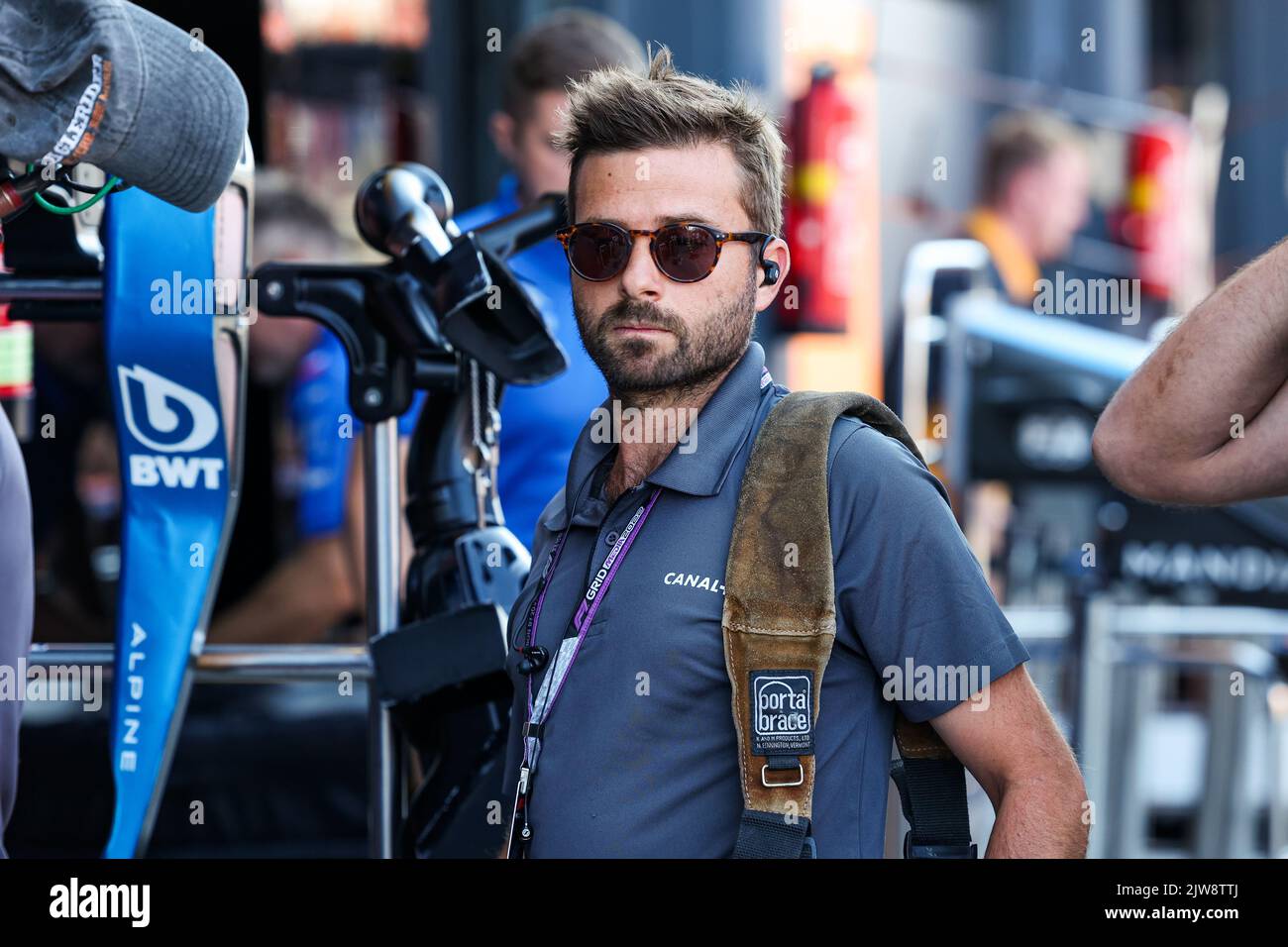 Canal+ TV at work during the Formula 1 Heineken Dutch Grand Prix 2022 ...