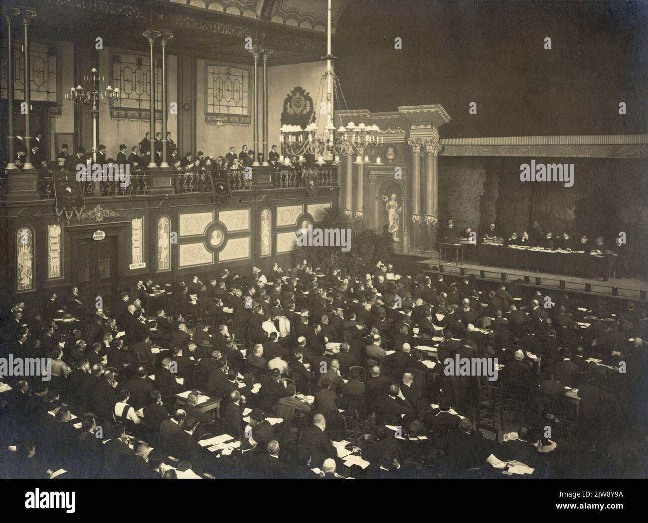 Utrecht, April 1911/ 17th Congress S.D.A.P. Stock Photo