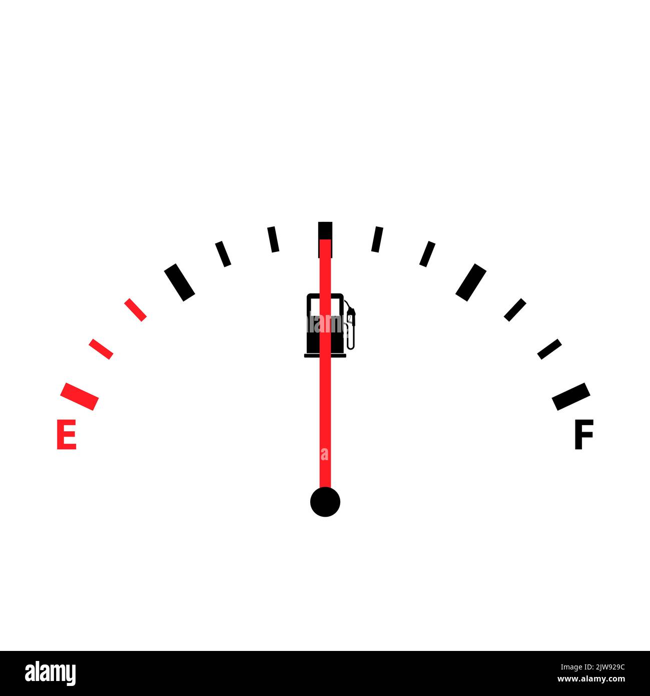 Fuel car indicator icon, gauge petrol automobile meter symbol, control