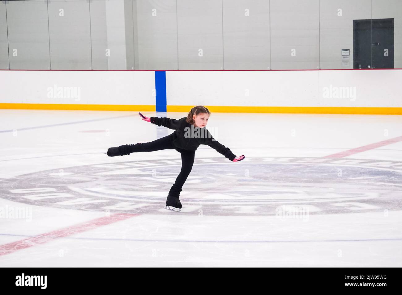 Figure skating practice Stock Photo Alamy