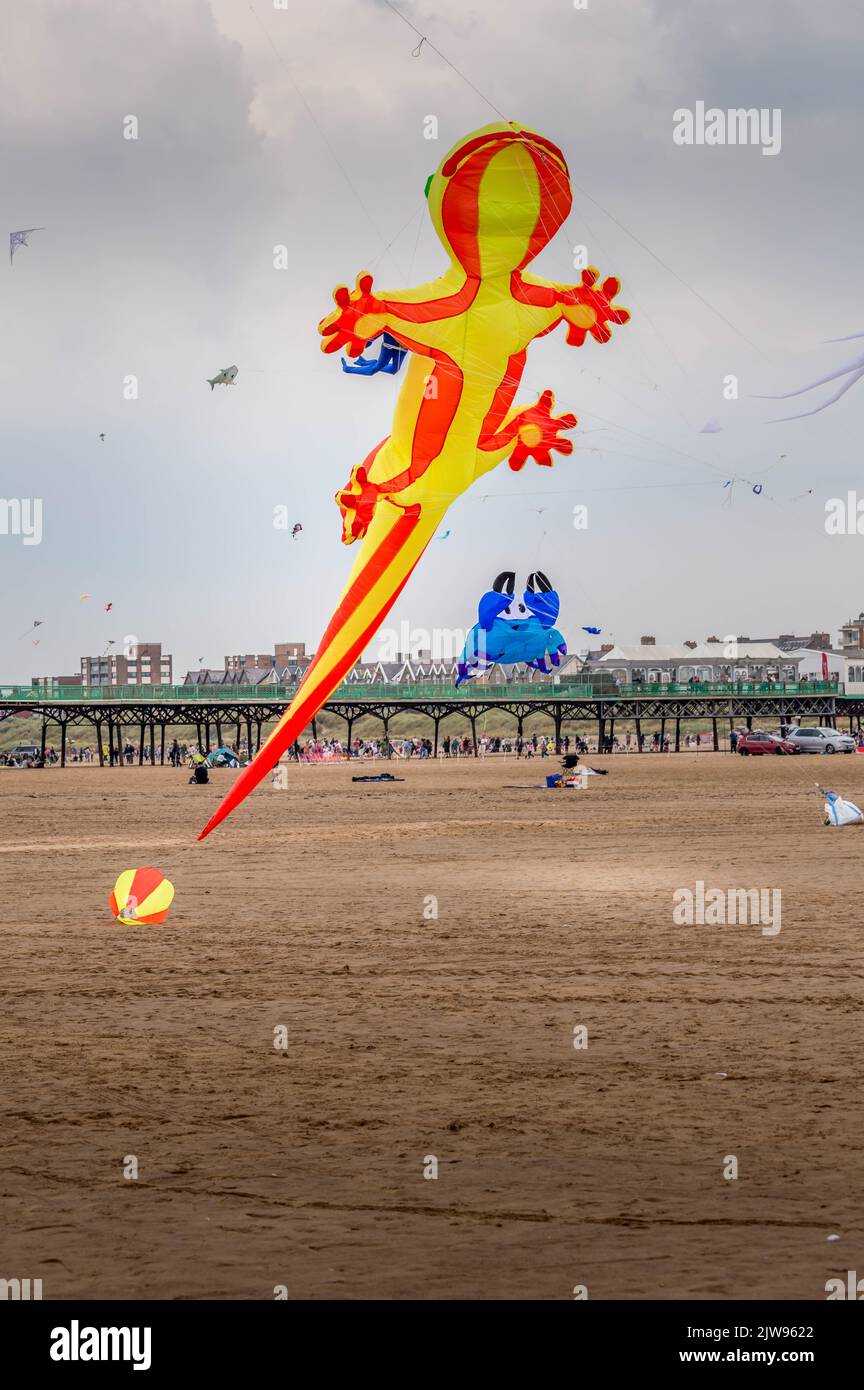 St Annes International Kite Festival 2022 Stock Photo
