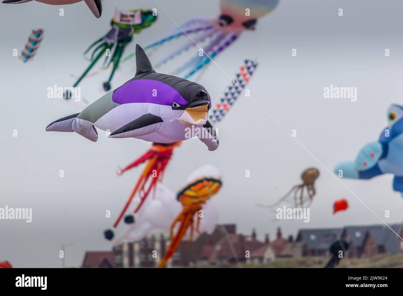 St Annes International Kite Festival 2022 Stock Photo
