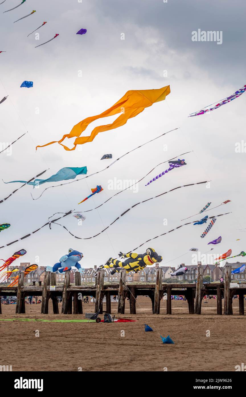 St Annes International Kite Festival 2022 Stock Photo