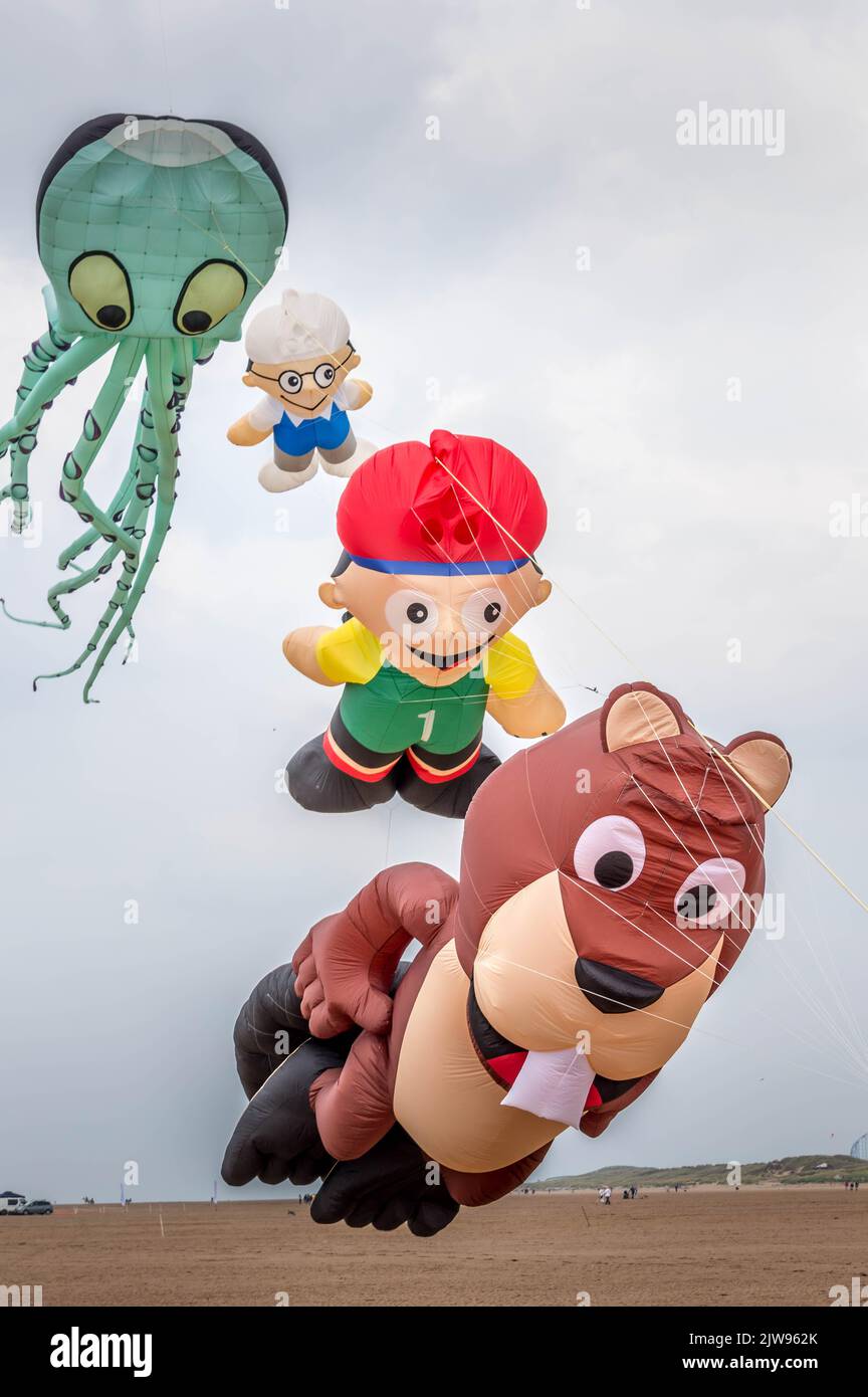 St Annes International Kite Festival 2022 Stock Photo