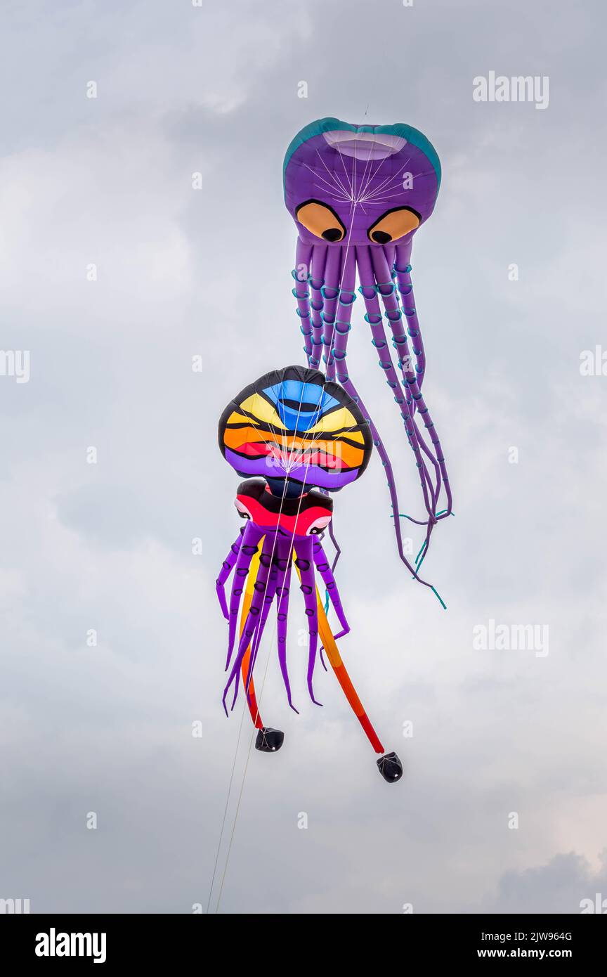 St Annes International Kite Festival 2022 Stock Photo