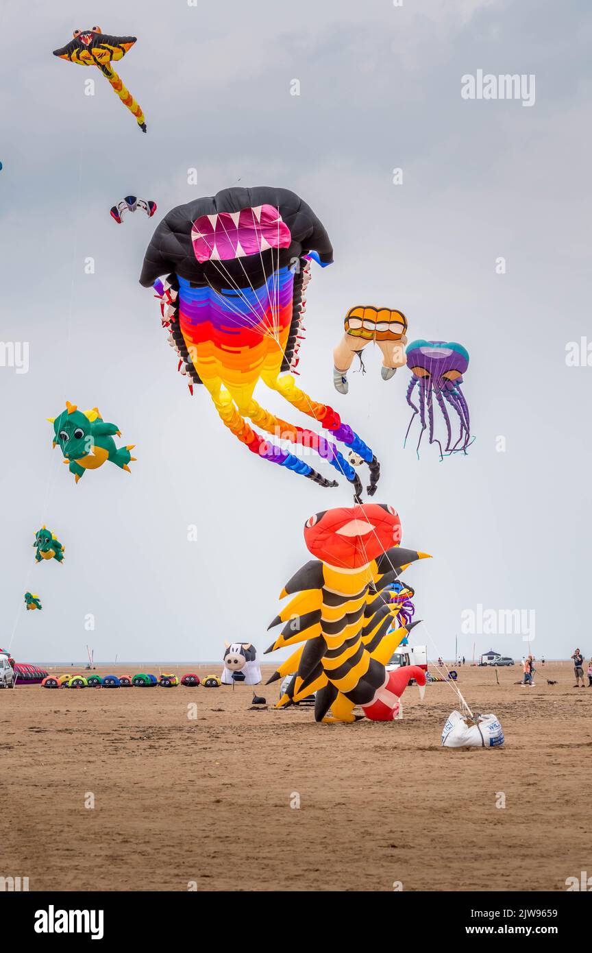 St Annes International Kite Festival 2022 Stock Photo