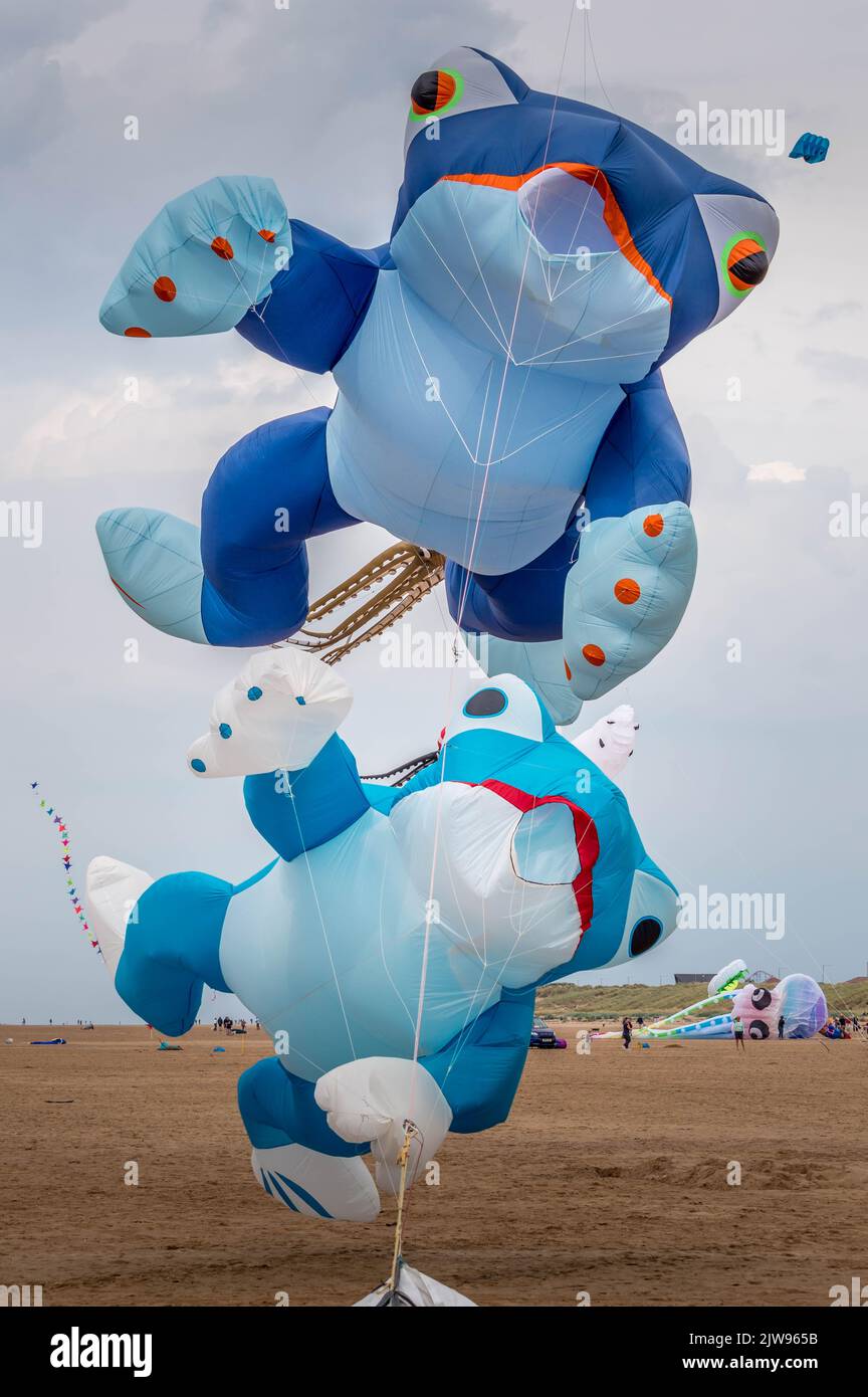St Annes International Kite Festival 2022 Stock Photo