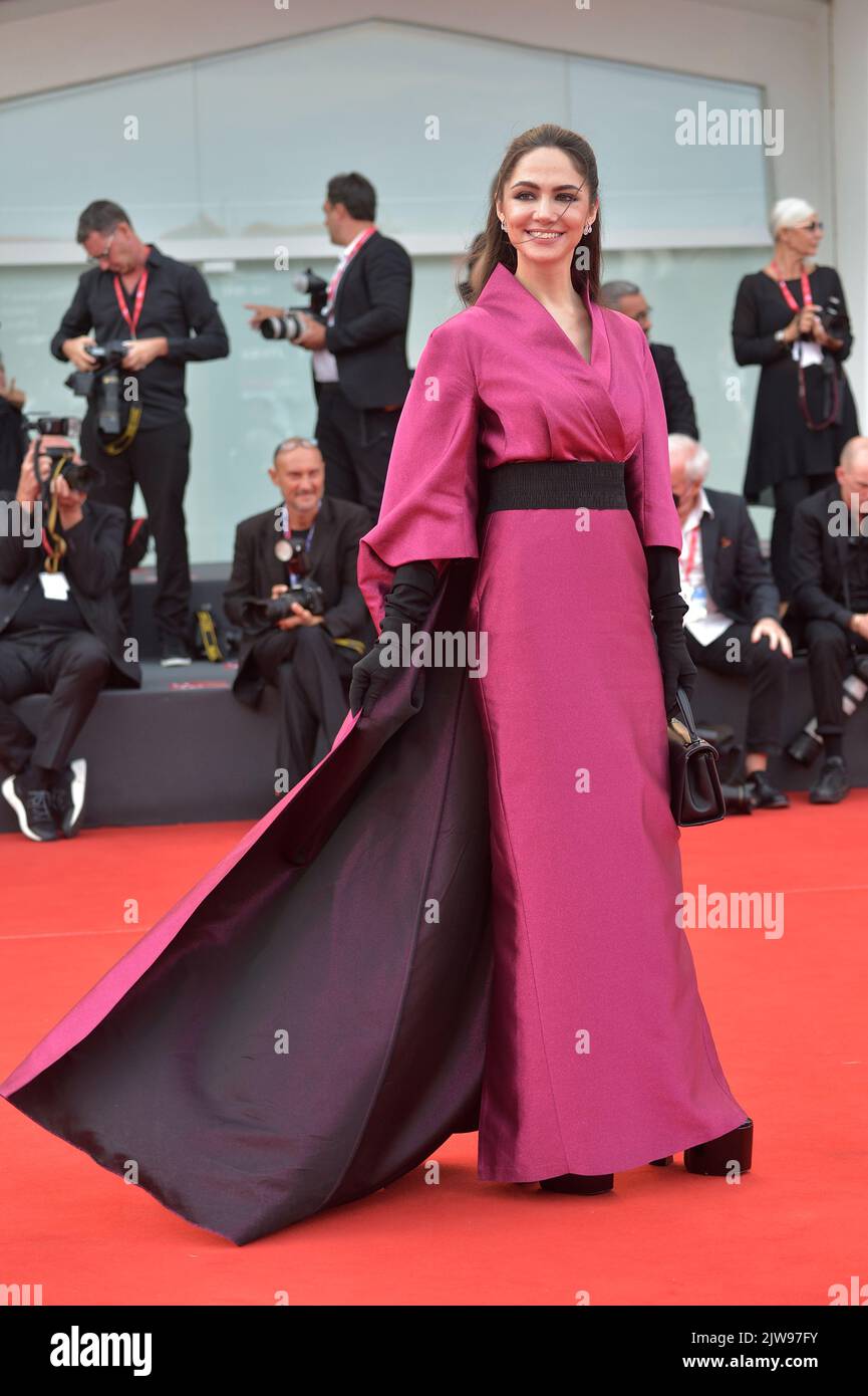 Saudi actress Sumaya Rida at the 79 Venice International Film Festival